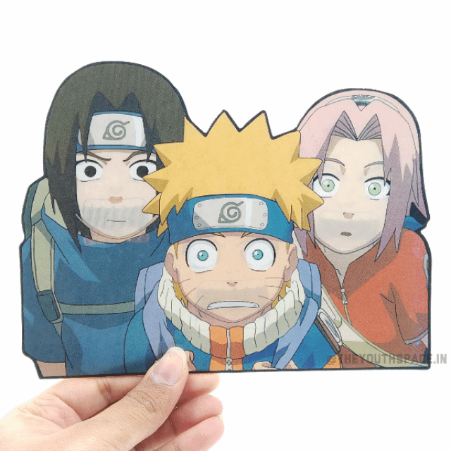 Sasuke x Naruto x Sakura 3D motion sticker