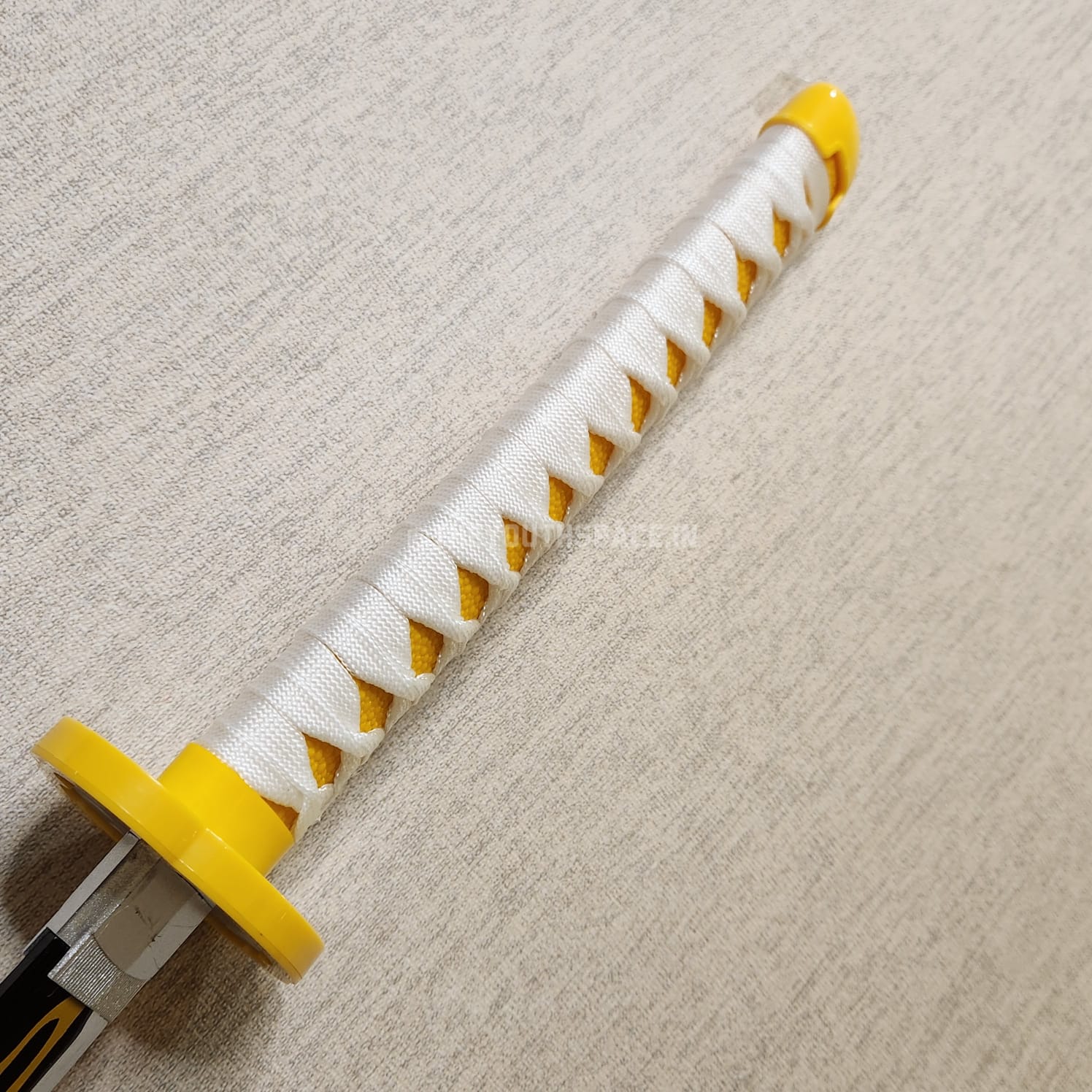 DIY ZENITSU'S YELLOW NICHRIN WOODEN KATANA (104 CM)