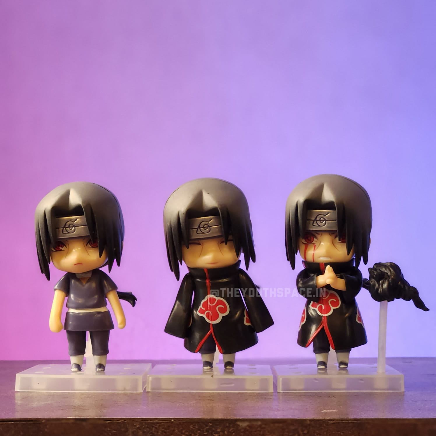 Itachi set of 3 action figures - Naruto