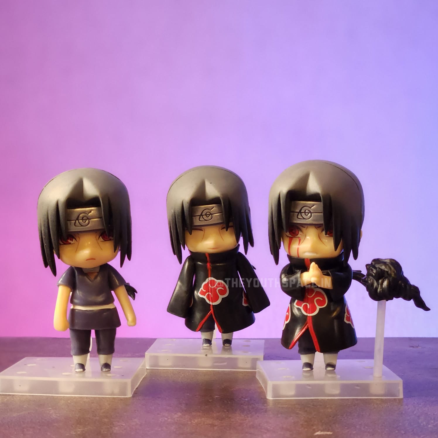 Itachi set of 3 action figures - Naruto