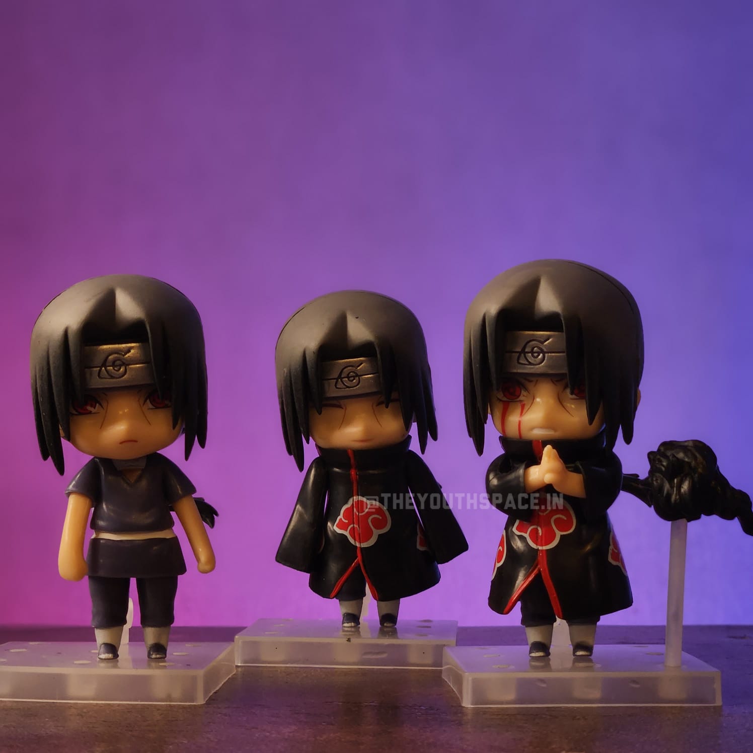 Itachi set of 3 action figures - Naruto