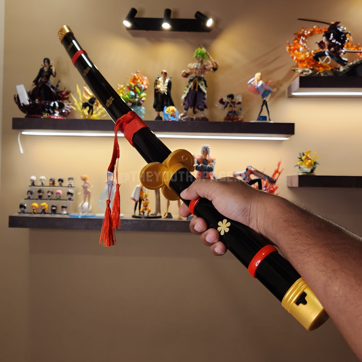 DIY ENMA BLACK WOODEN KATANA (104 CM)