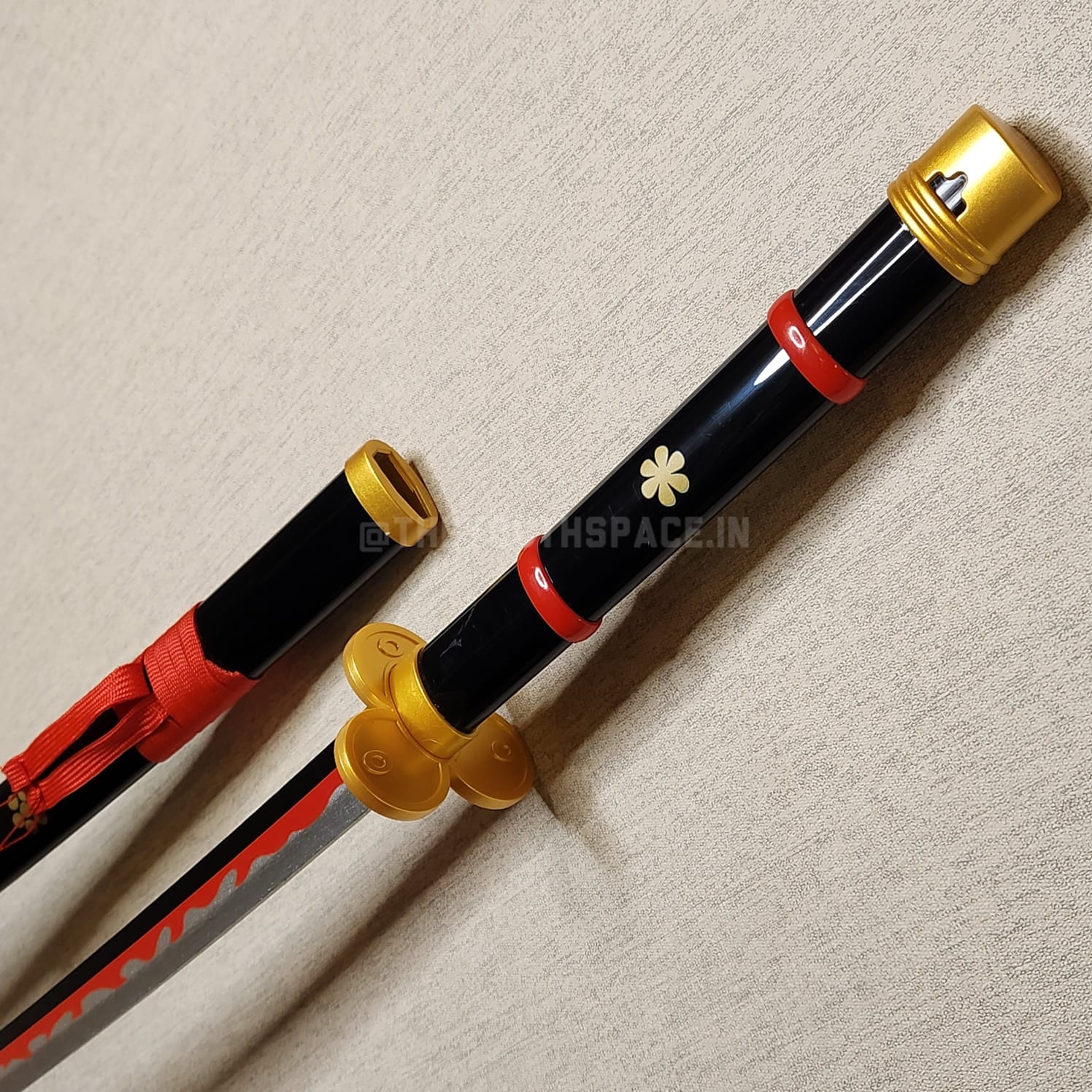 DIY ENMA BLACK WOODEN KATANA (104 CM)