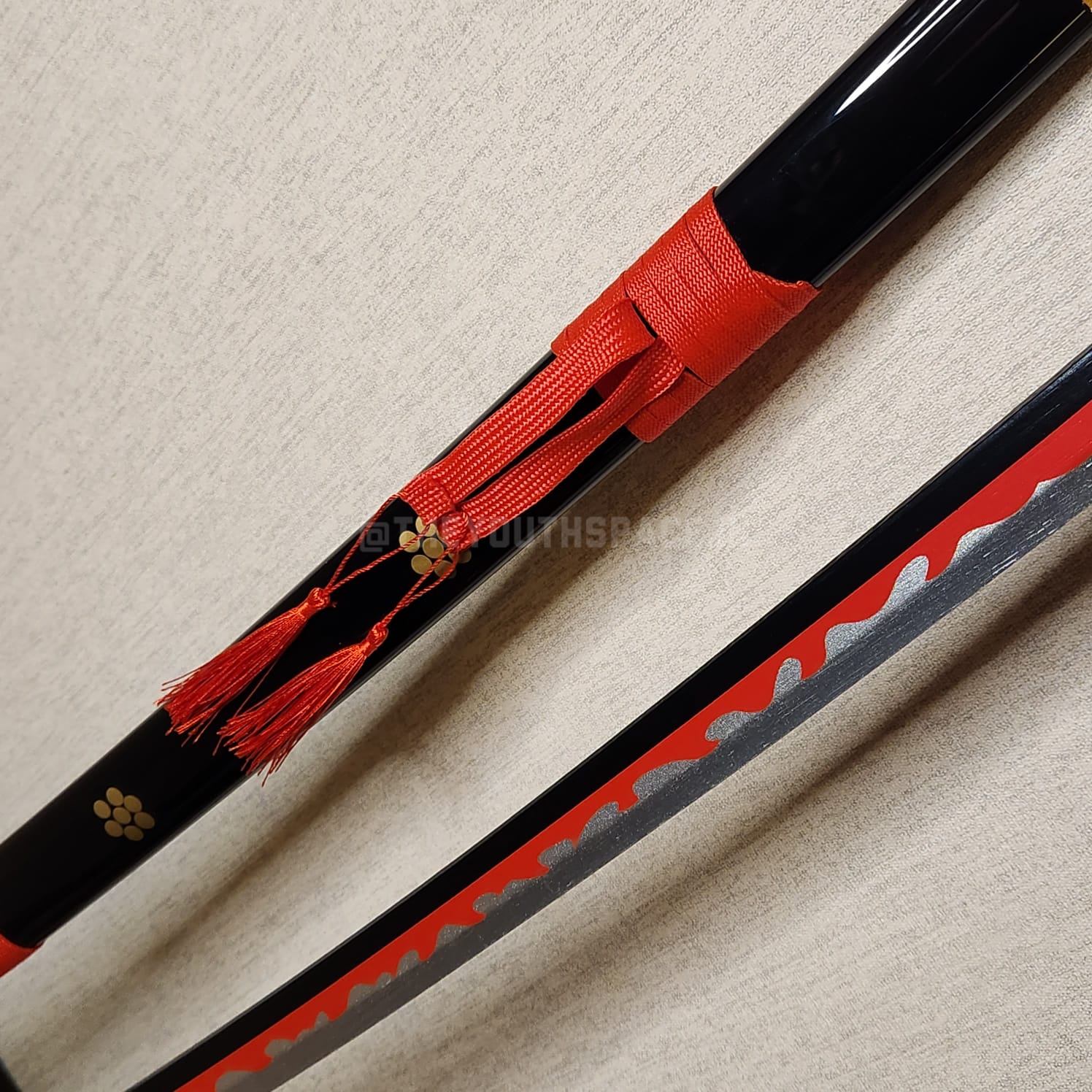 DIY ENMA BLACK WOODEN KATANA (104 CM)