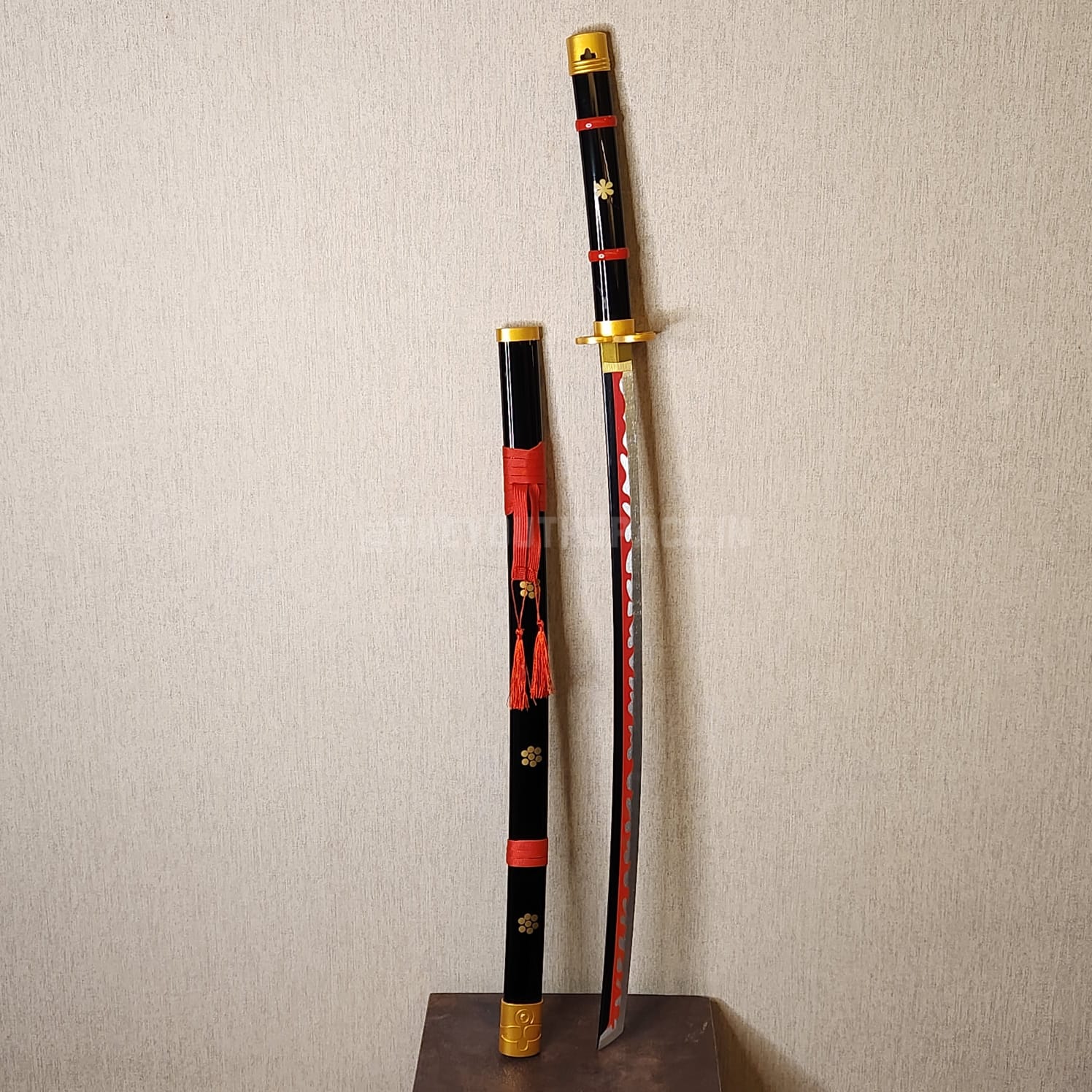 DIY ENMA BLACK WOODEN KATANA (104 CM)