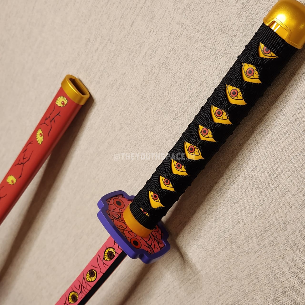 KOKUSHIBO PRACTICE WOODEN KATANA (104 CMS)