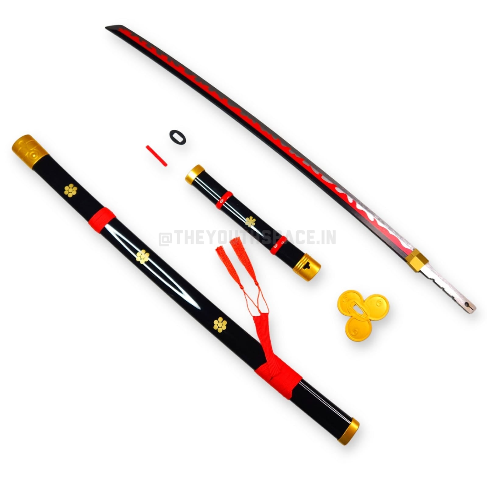 DIY ENMA BLACK WOODEN KATANA (104 CM)