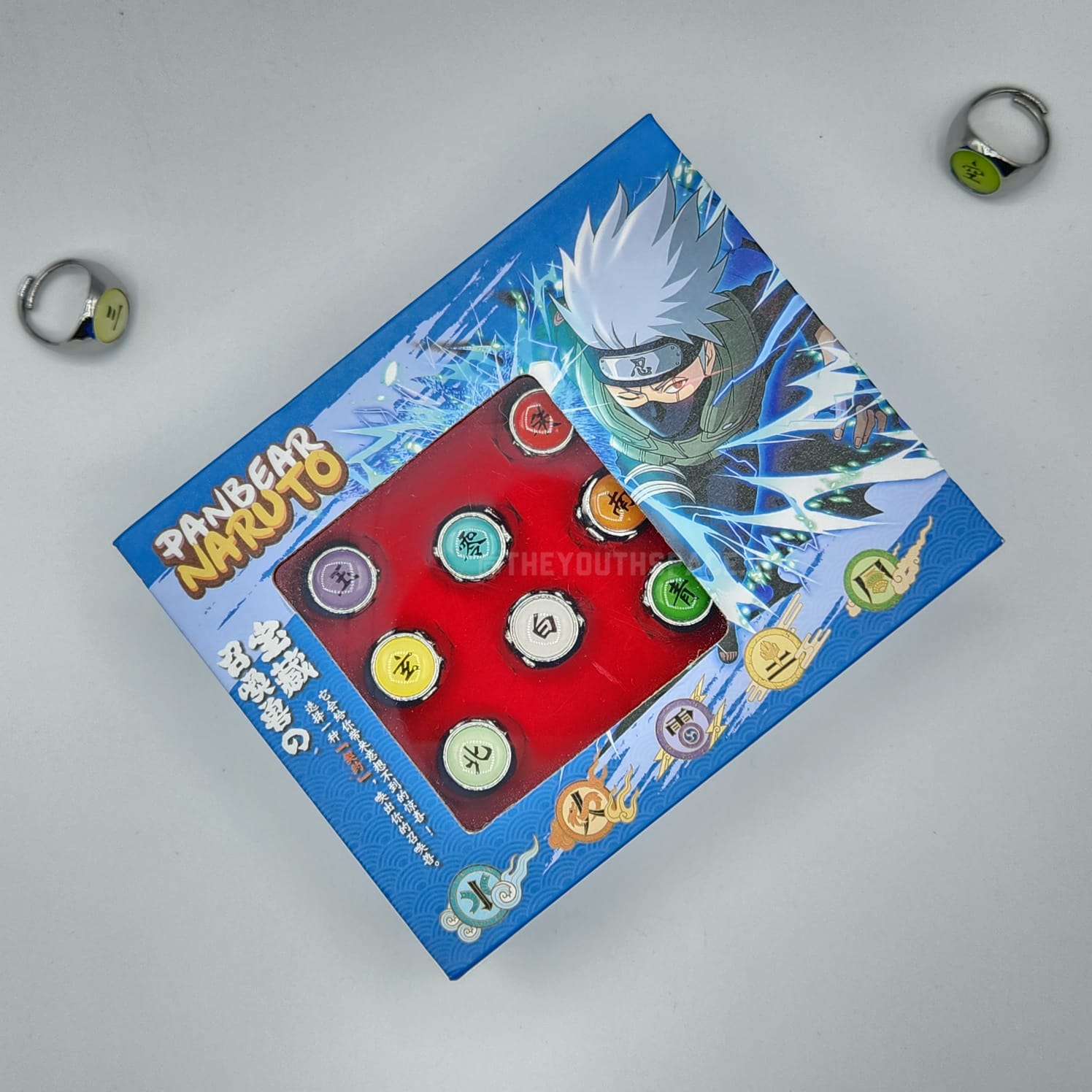 Naruto Akatsuki Rings (Set of 10 rings)