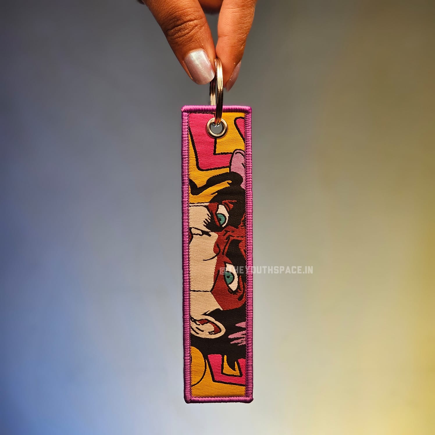 Jojo's Bizarre Adventure Flip Side Embroidered Keychain (15 cm)
