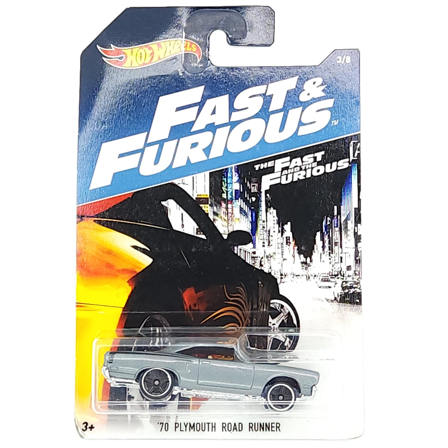 Hot Wheels 70 Plymouth Road Runner Fast and furious (Damaged blister) Imported