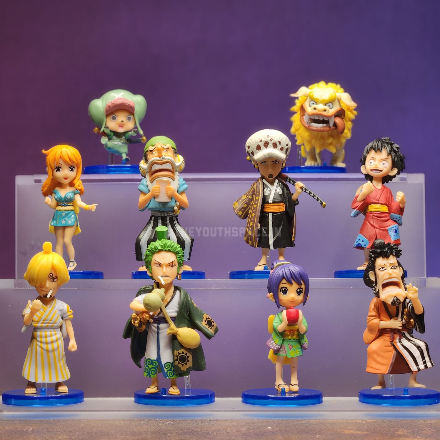 One Piece Set of 10 Figurines