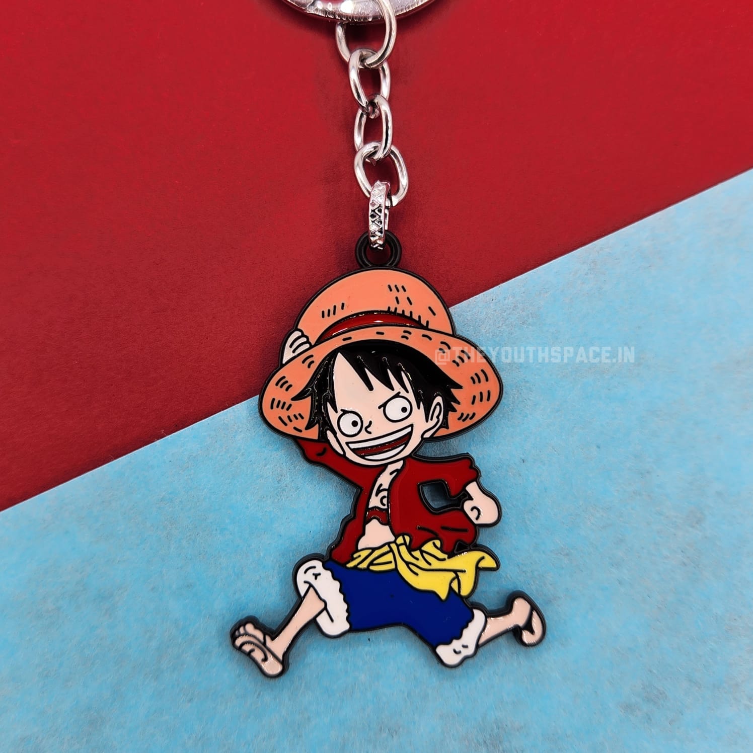 Luffy Metal Keychain