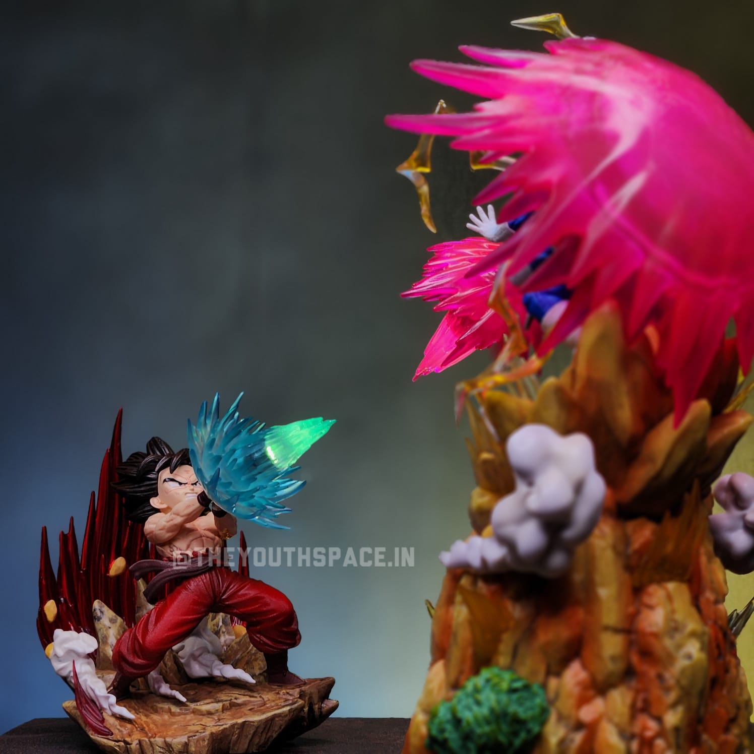 Kamehameha vs Galick Gun With lights - Dragon Ball