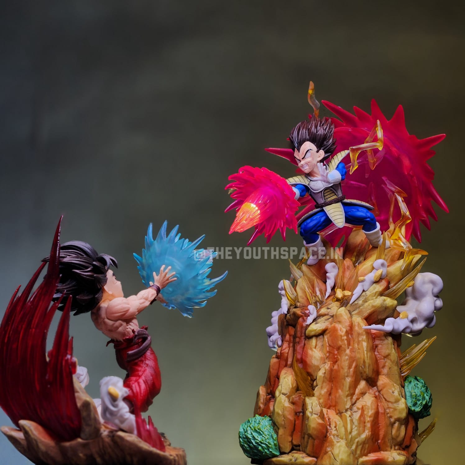 Kamehameha vs Galick Gun With lights - Dragon Ball