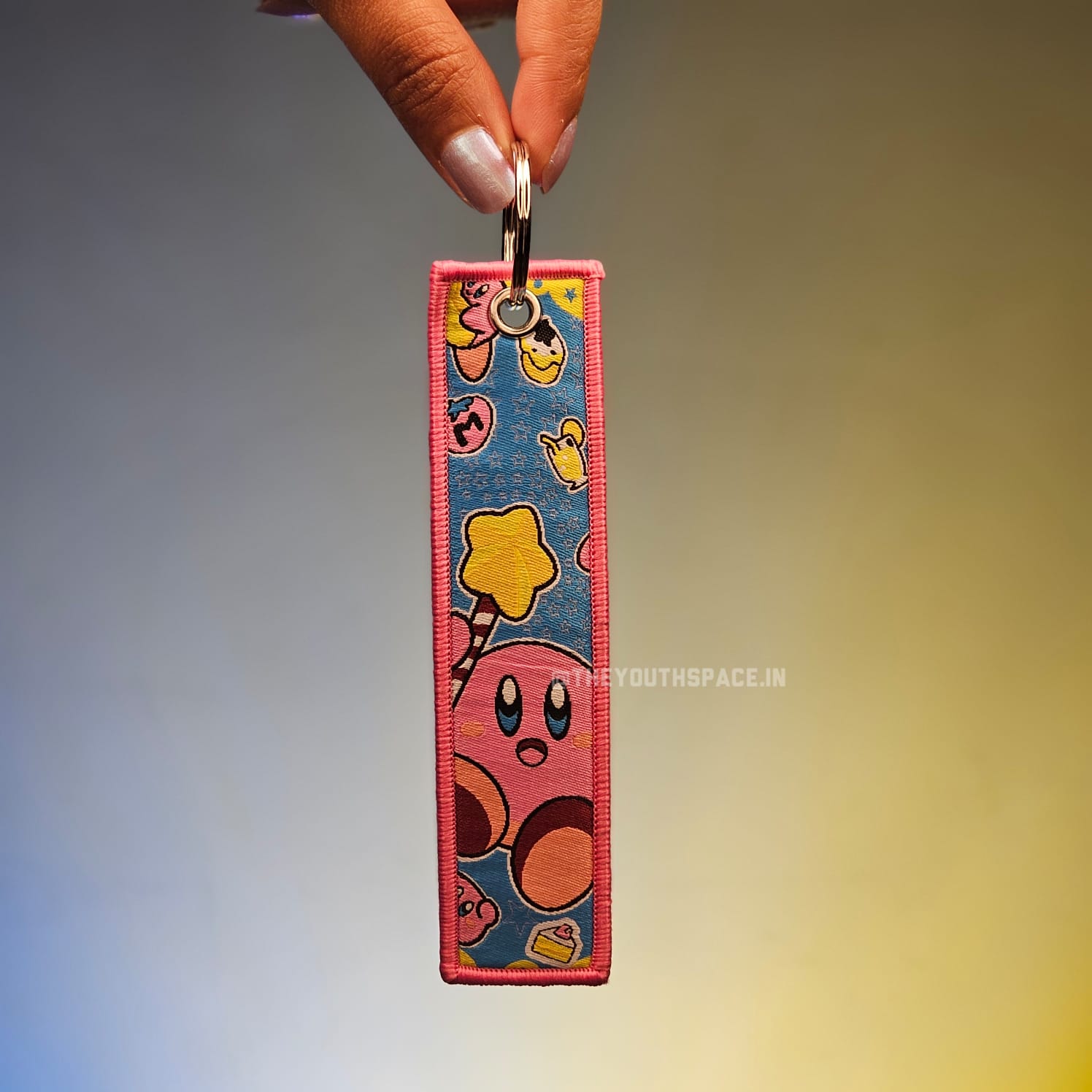Kirby Flip Side Embroidered Keychain (15 cm)