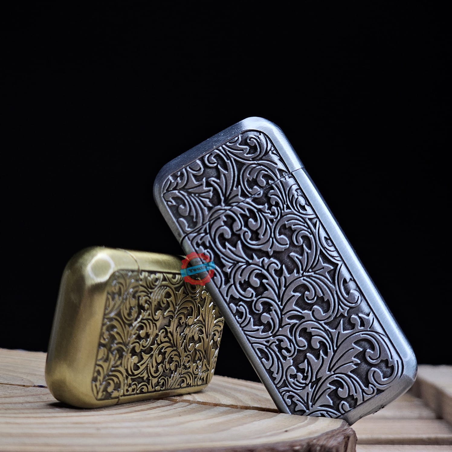 Vintage Sleek Pocket Ignition Lighter (Metallic, Color : Silver)