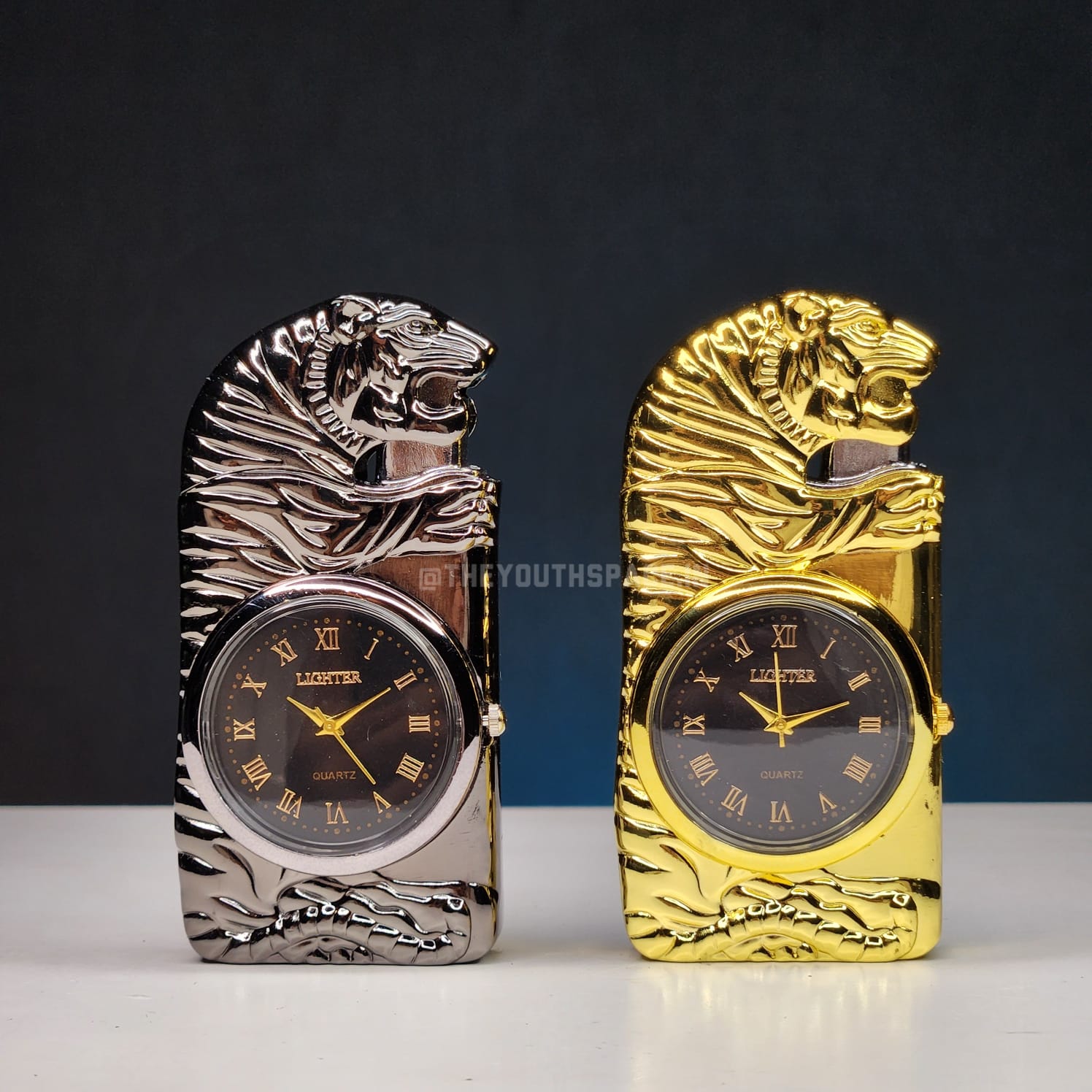 Lion Time Jet Lighter (Metallic)