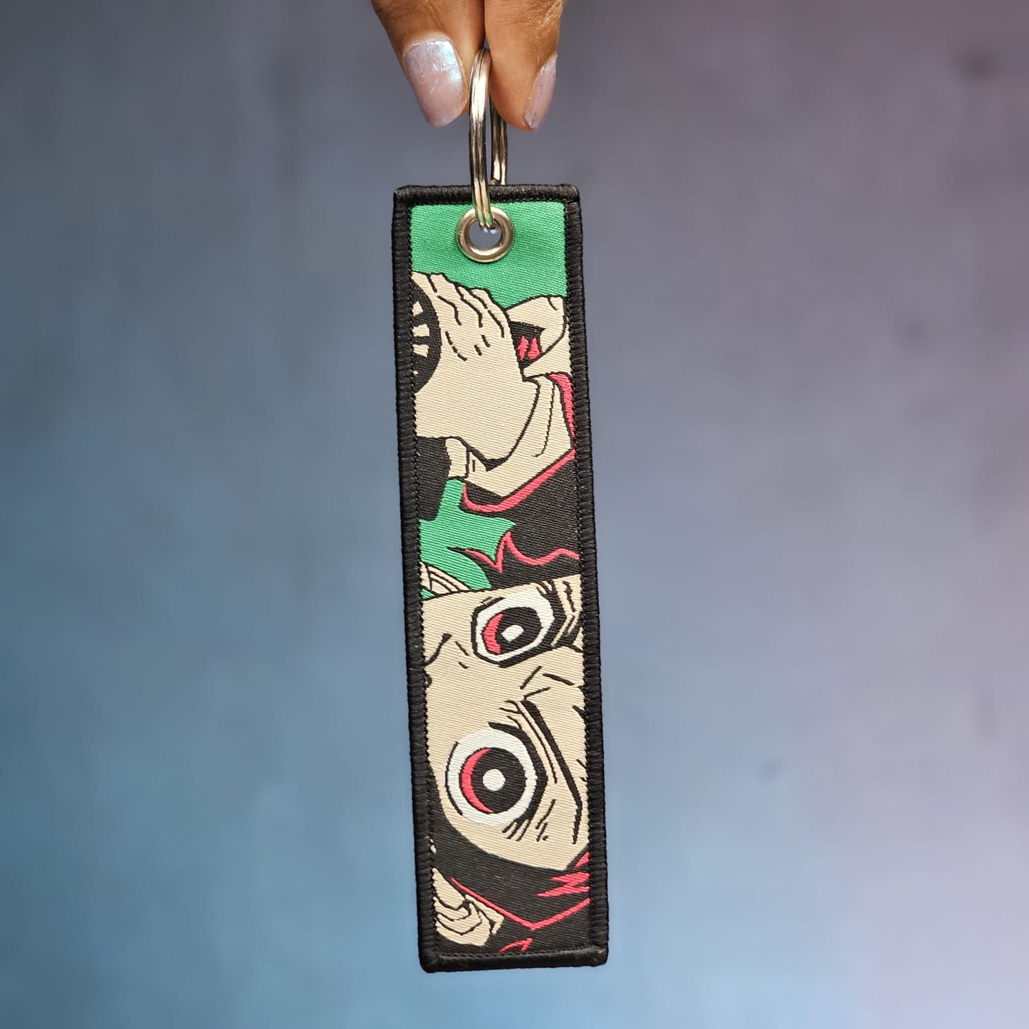 Tanjiro Flip Side Embroidered Keychain (15 cm)