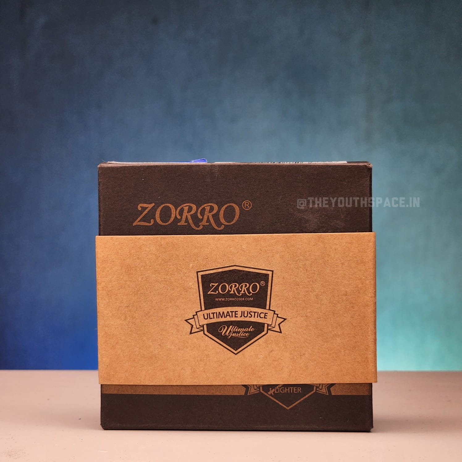 ZORRO ULTIMATE JUSTICE BRASS TIGER FACE LIGHTER 23HK