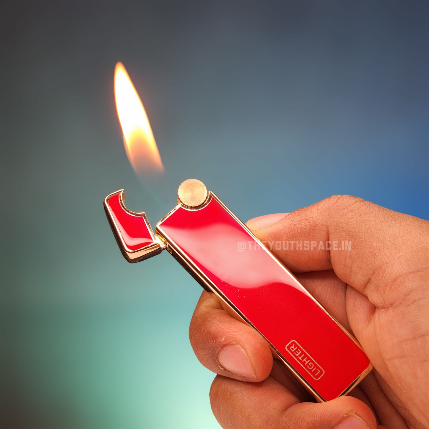 Premium Stylish Slender Lighter (Metallic)