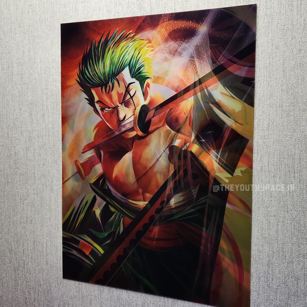 Luffy, Zoro & Sanji 3D Motion Wall Poster