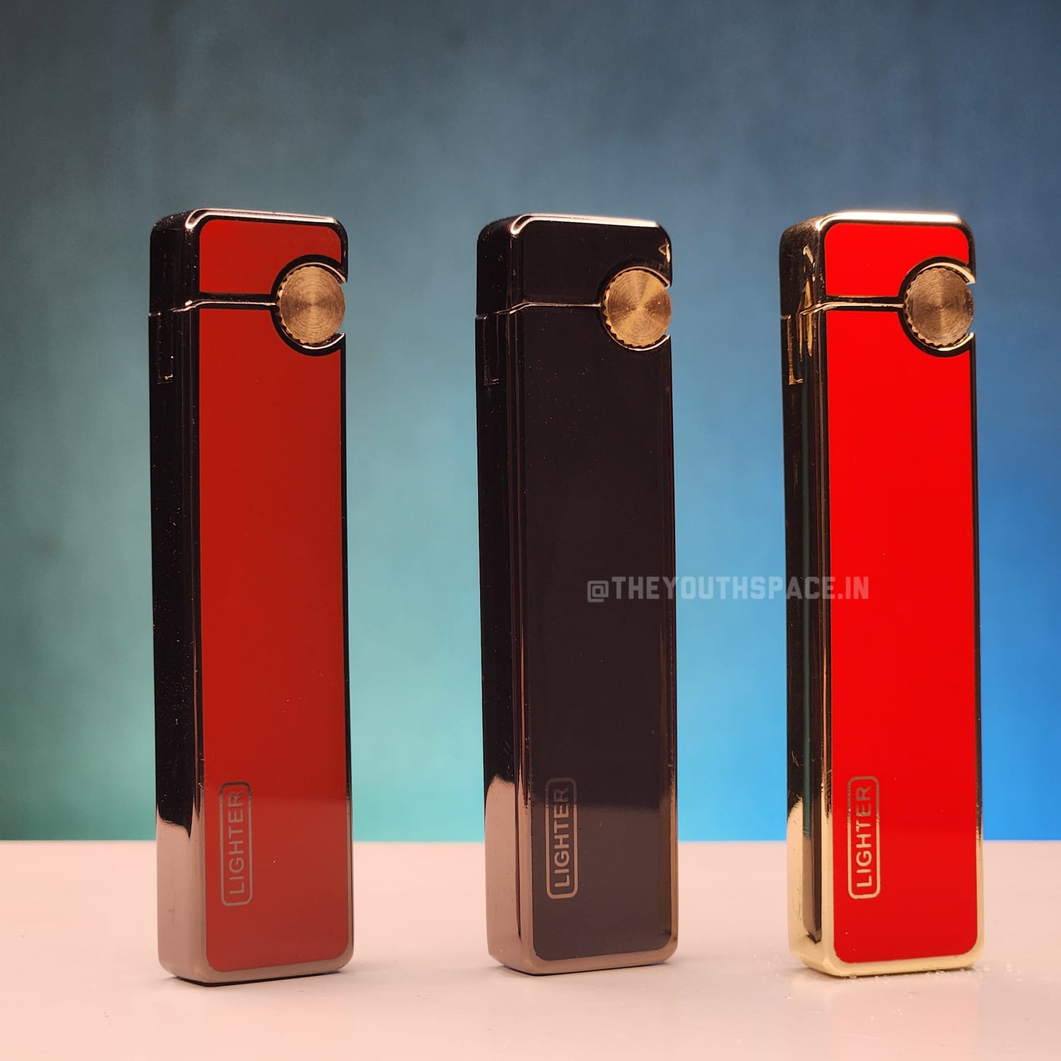 Premium Stylish Slender Lighter (Metallic)