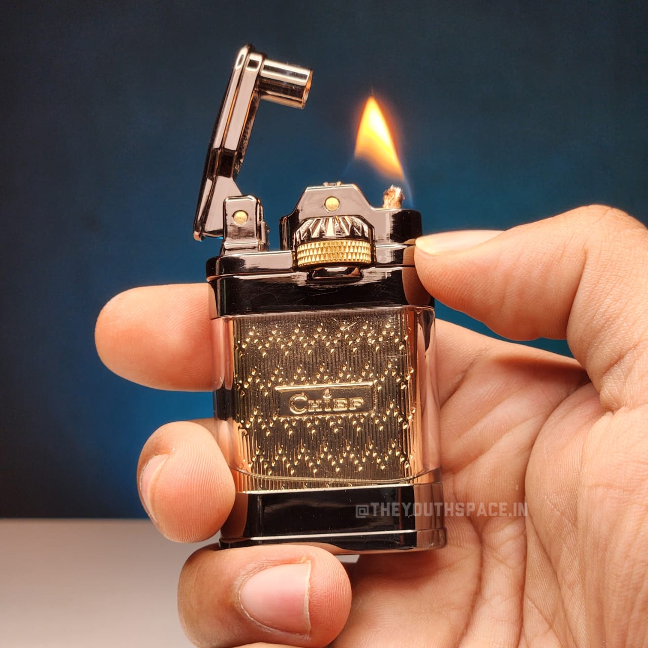 Chief Creative Gear Linkage Transparent Fuel Tank Kerosene Lighter