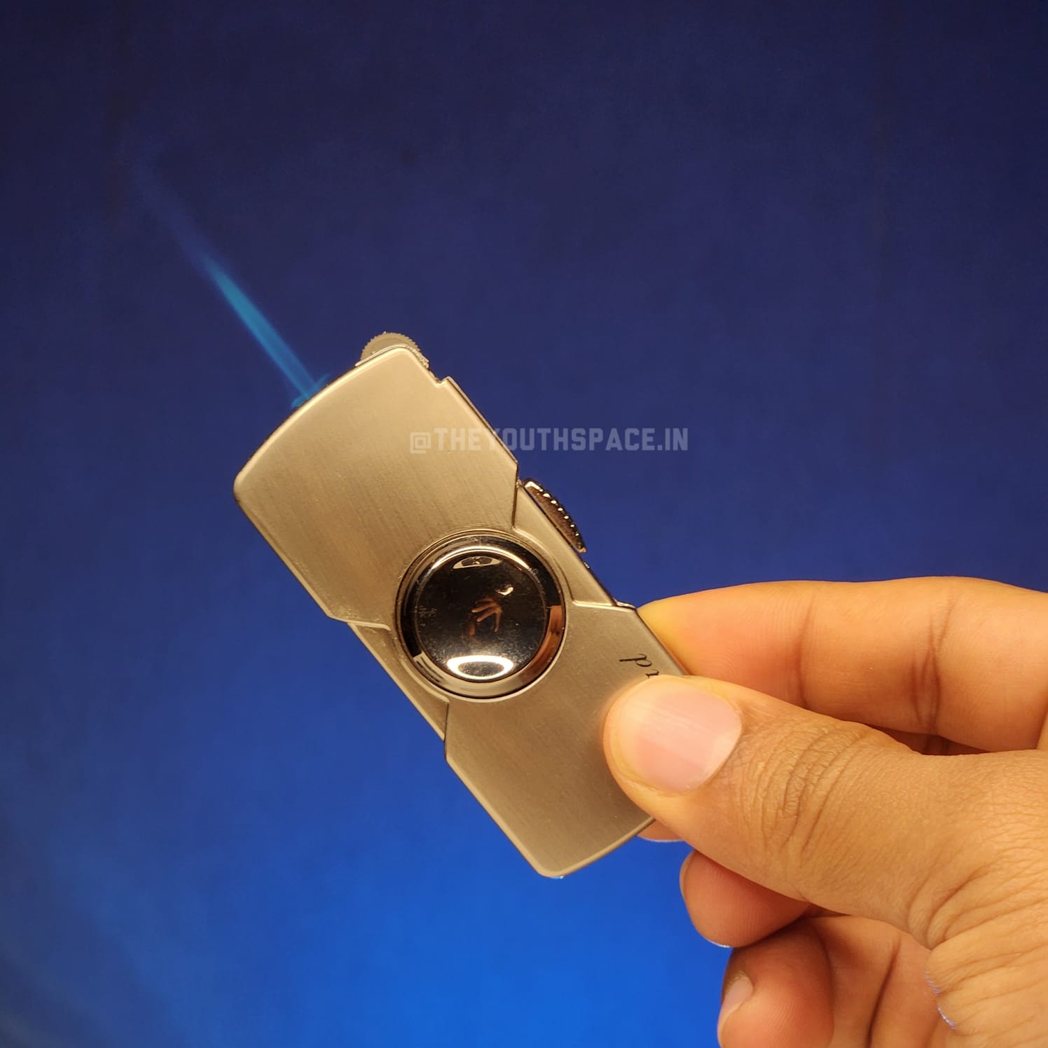 Fidget Spinner Jet Lighter (Metallic)