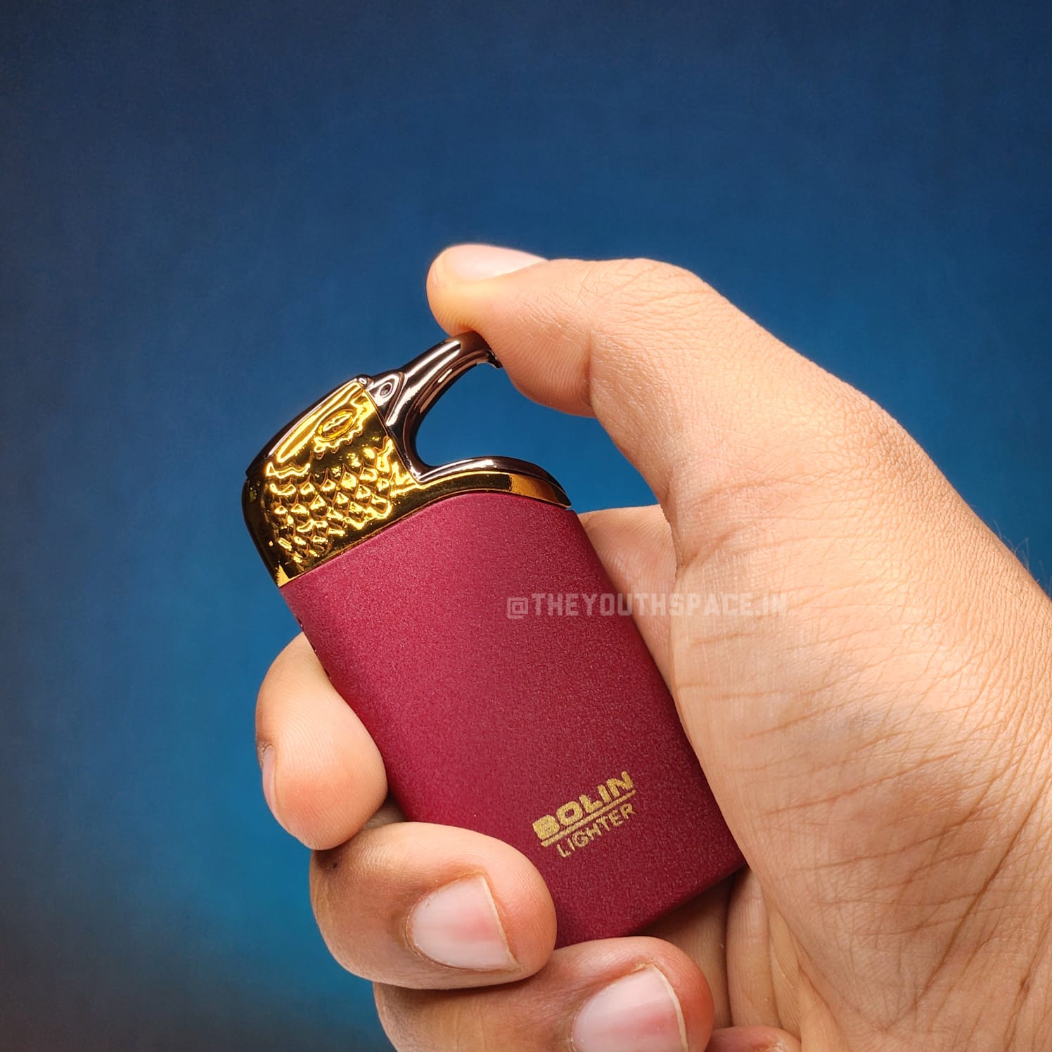 Red Flame Jet Eagle Lighter (Metallic)