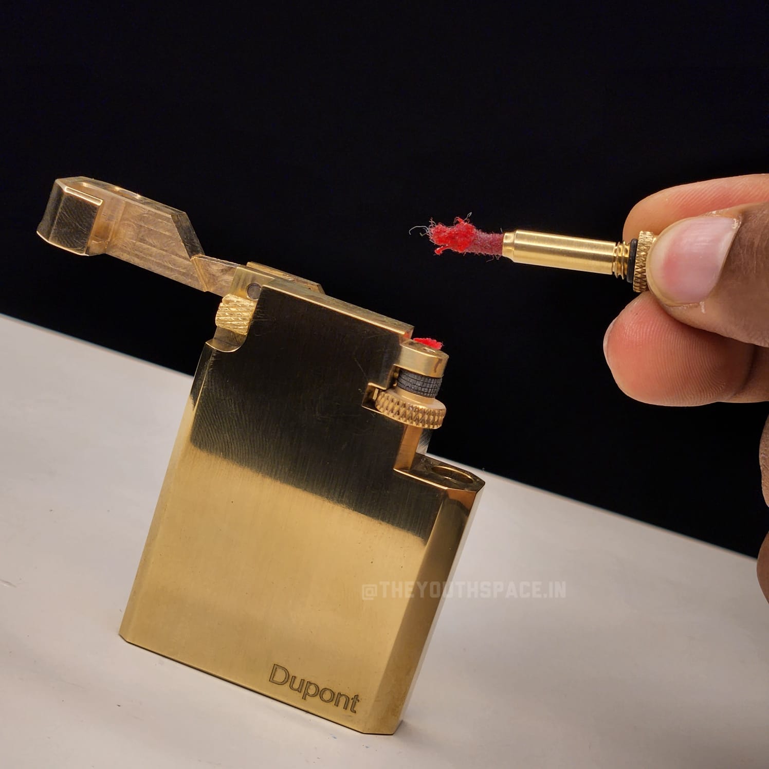 Brass Luxe Flame Stick Lighter