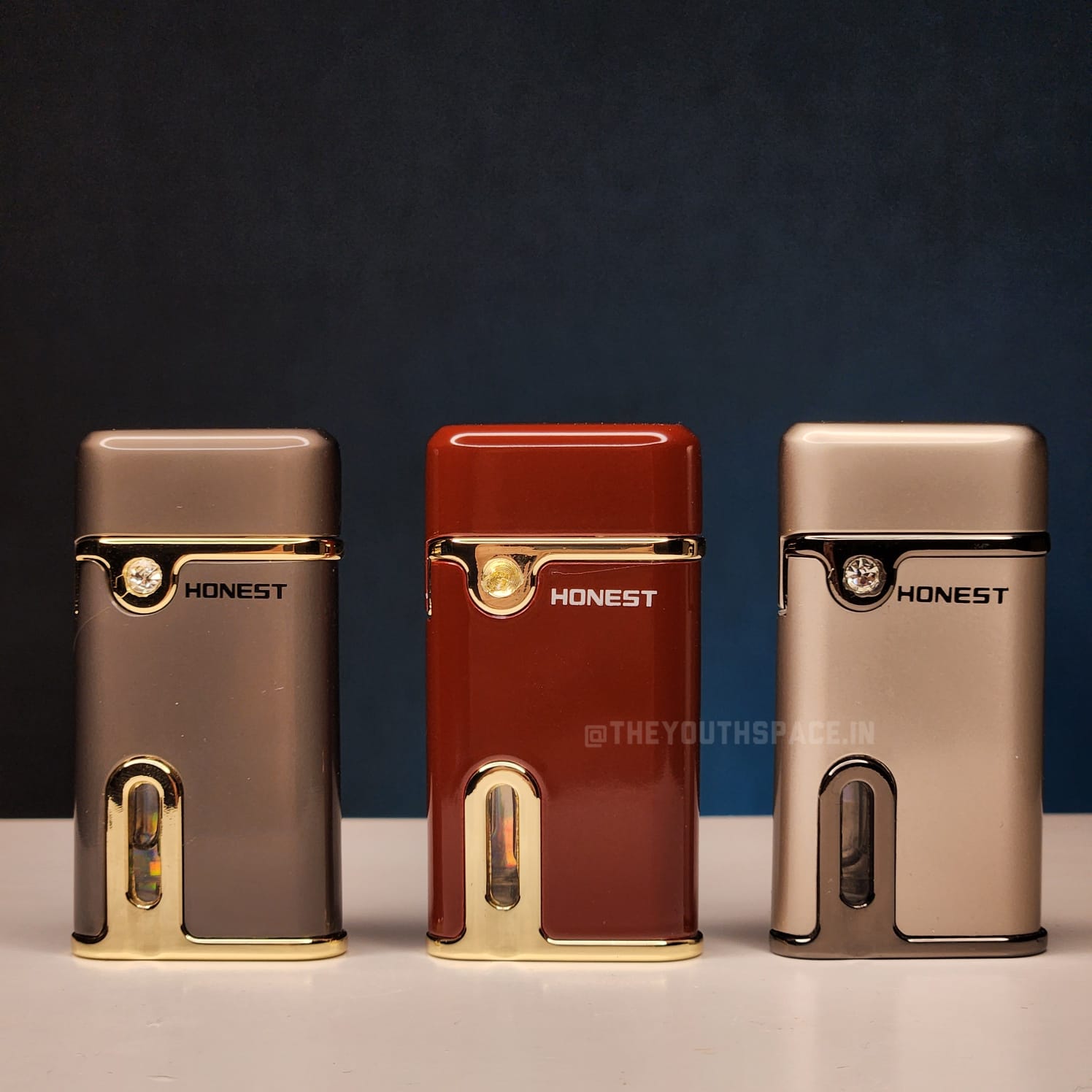 Mini Glow Tank Red Flame Jet Lighter