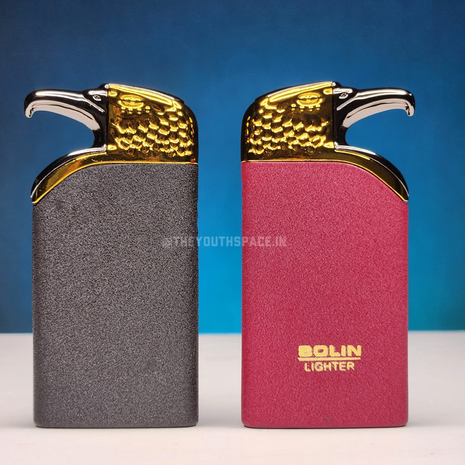Red Flame Jet Eagle Lighter (Metallic)