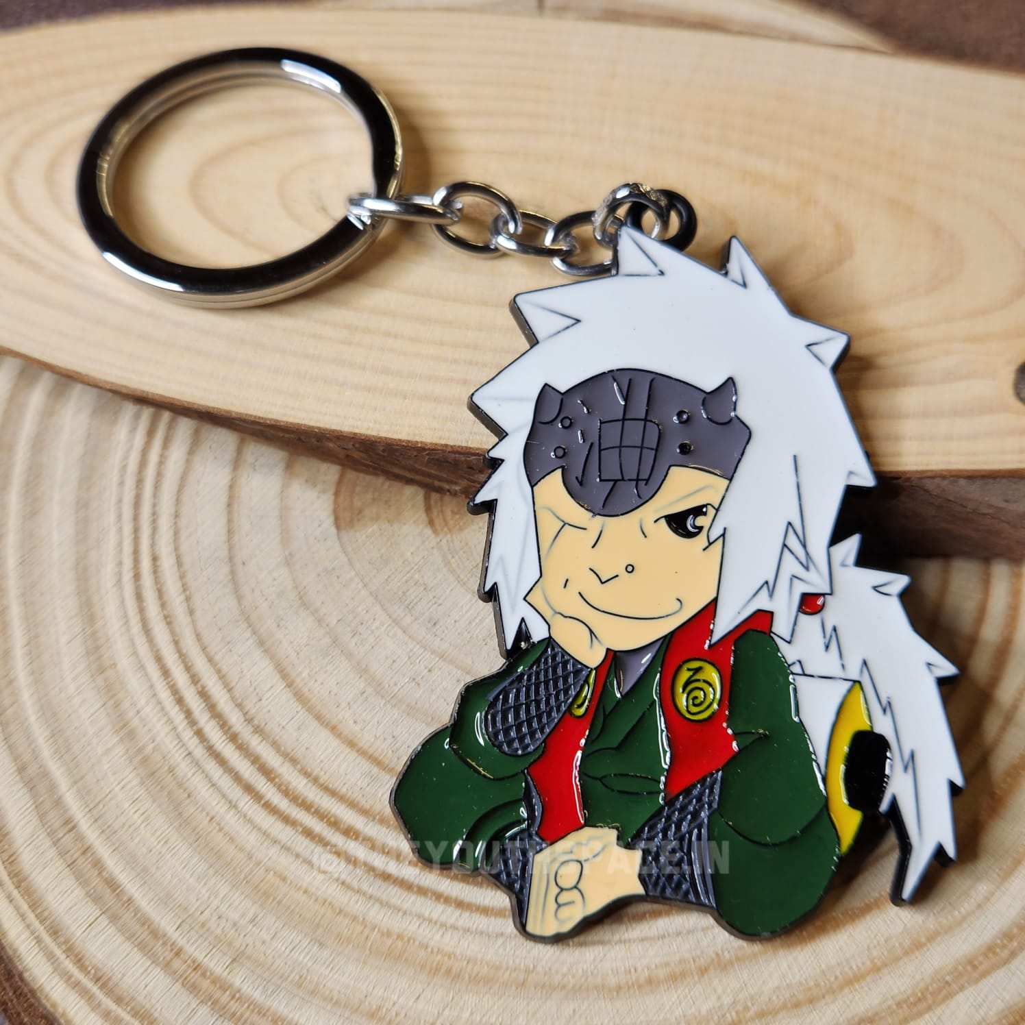 Jiraiya sensei metal keychain