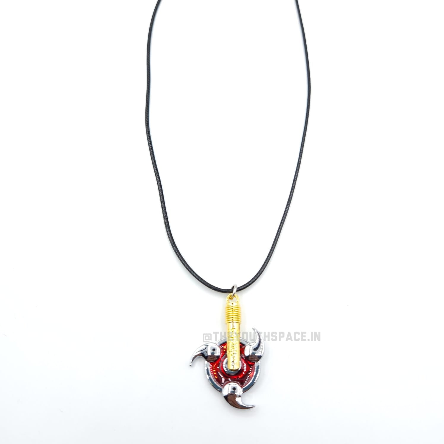 Naruto Sharingan spinning pendant