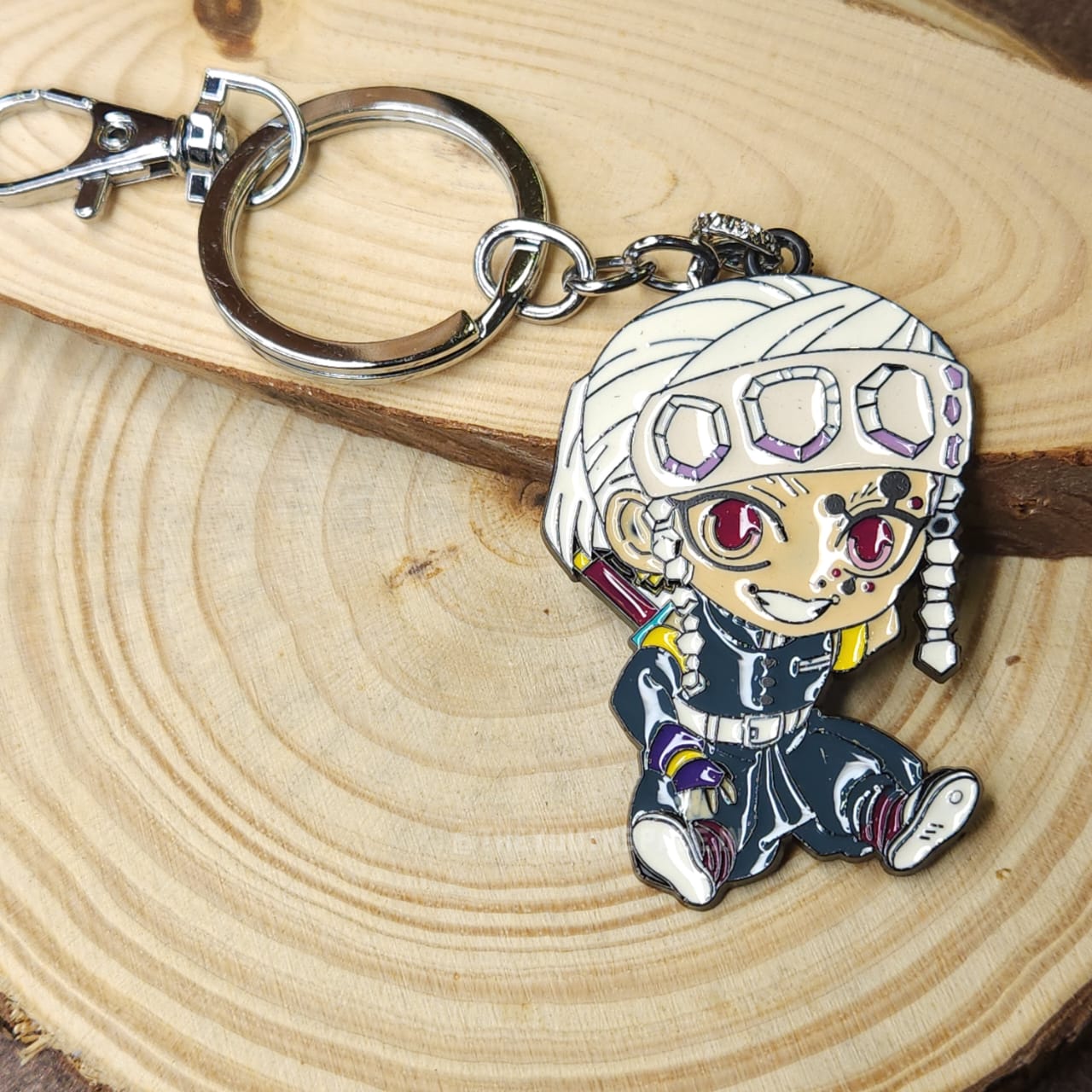 Tengen metal keychain