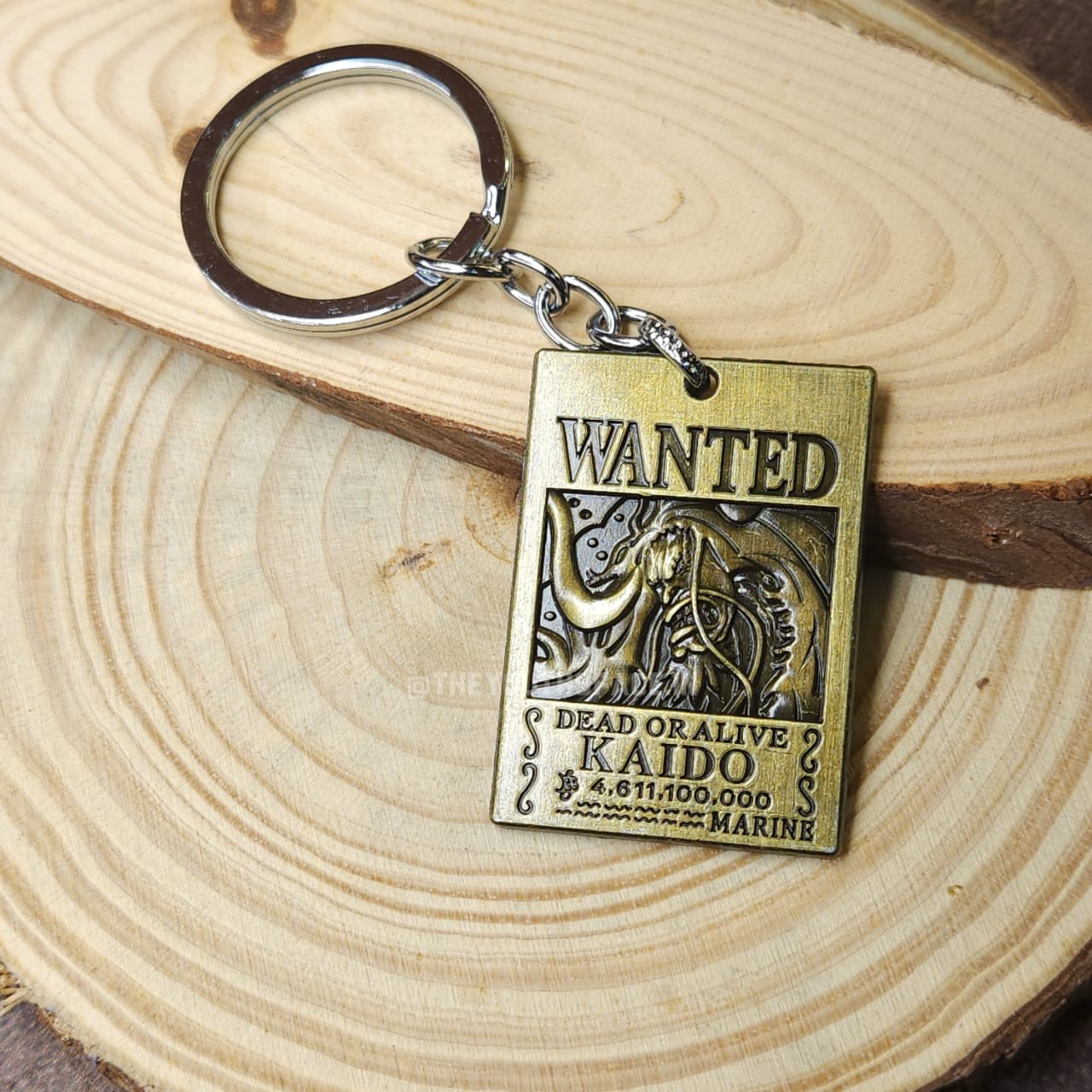 Kaido Wanted metallic keychain