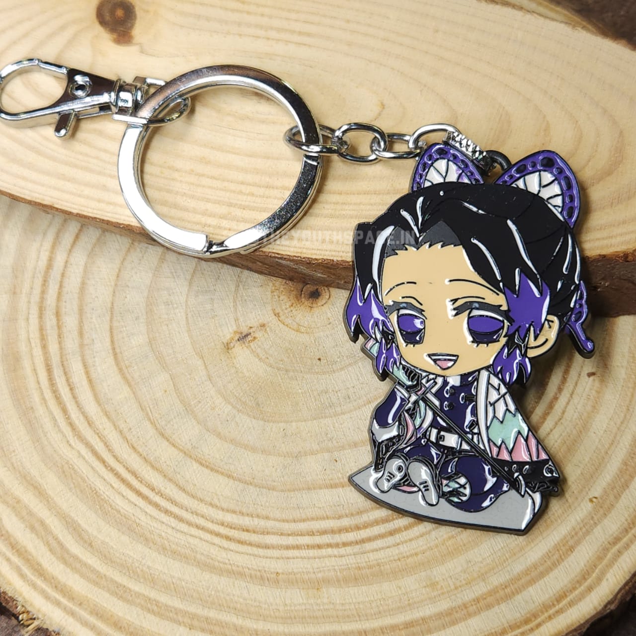 Shinobu Metal keychain