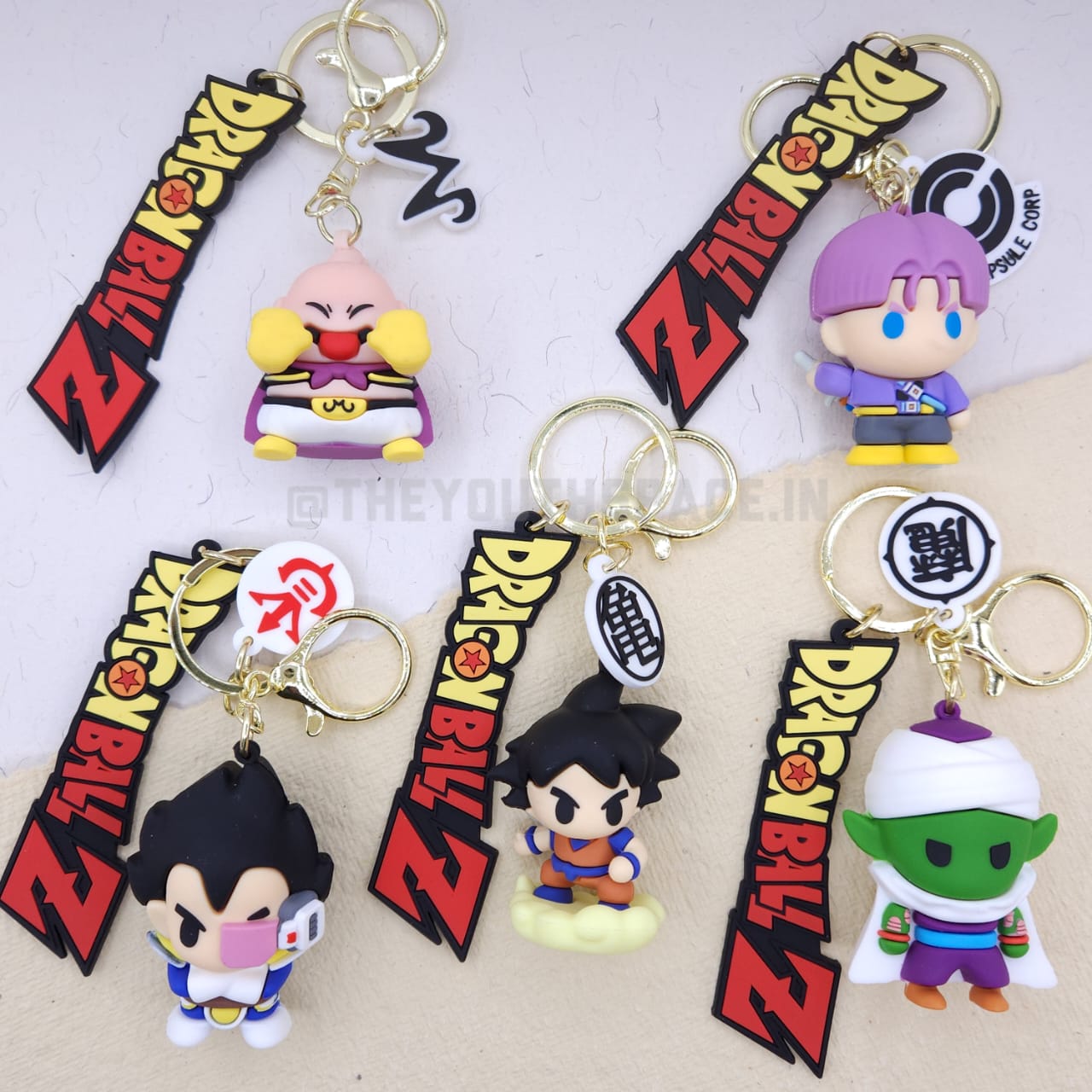 Dragon Ball silicone keychains