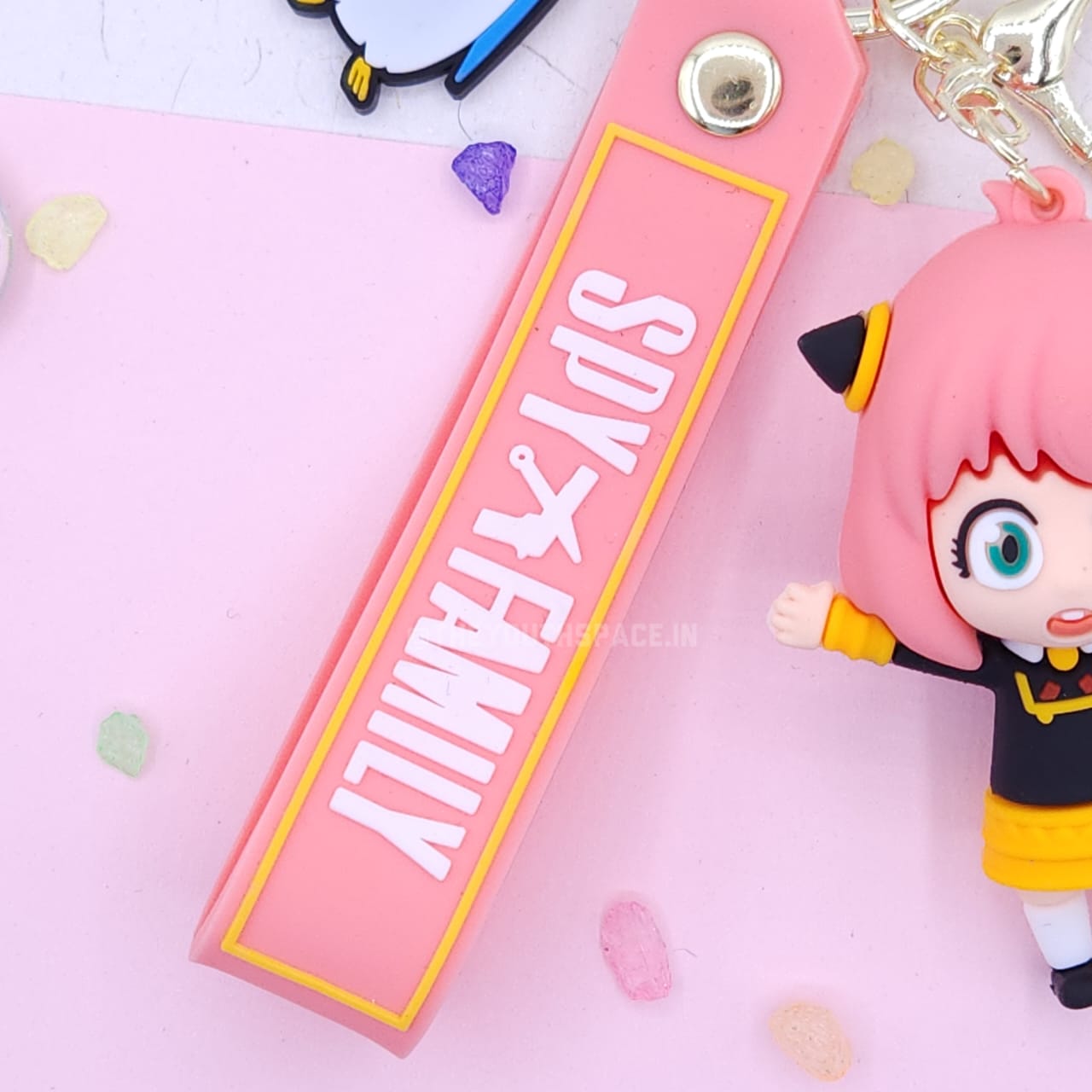Anya silicone keychain