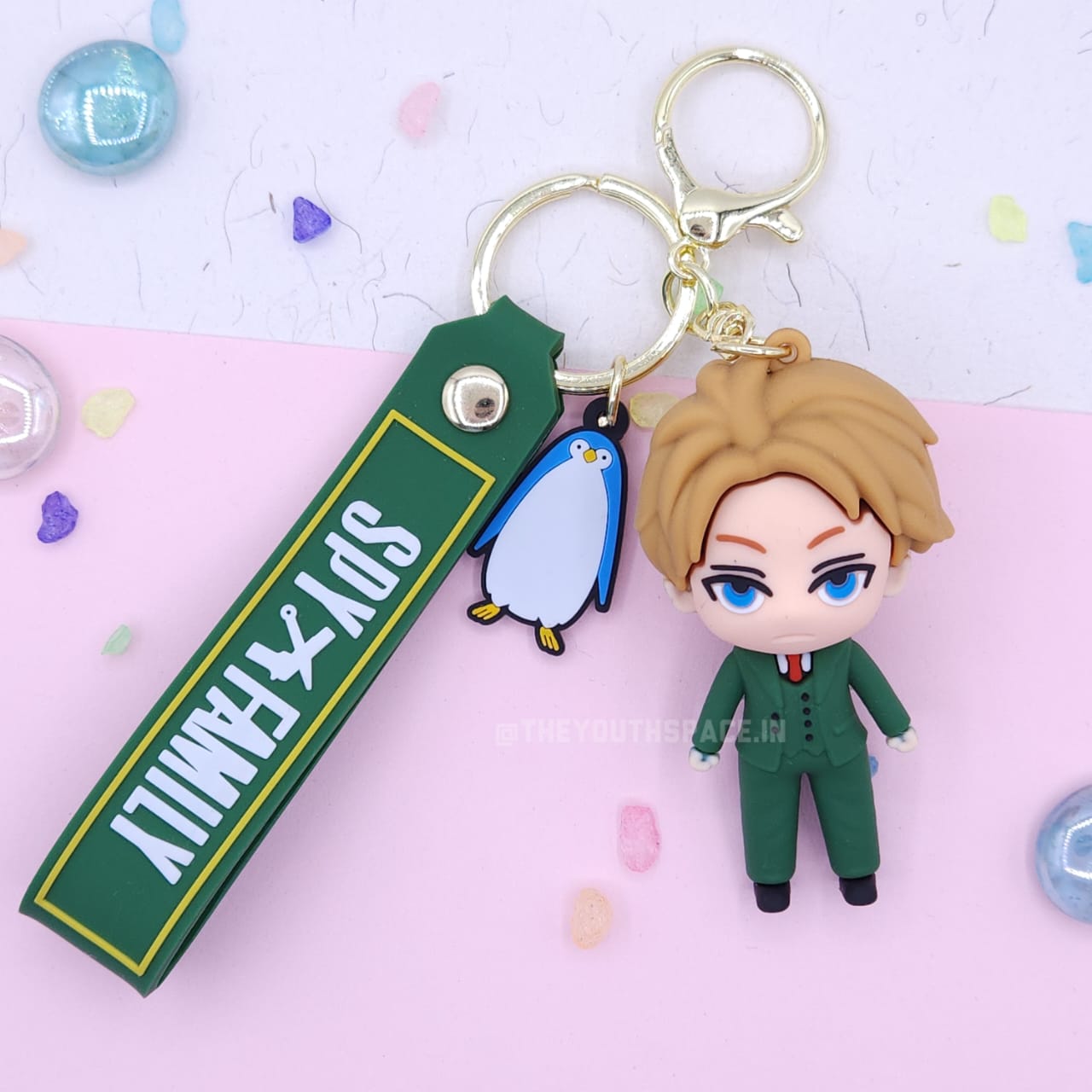 Loid Forger silicone keychain