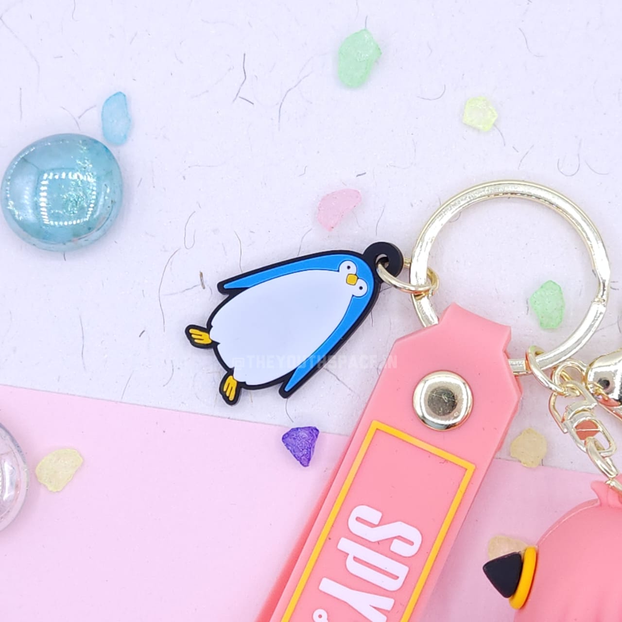 Anya silicone keychain