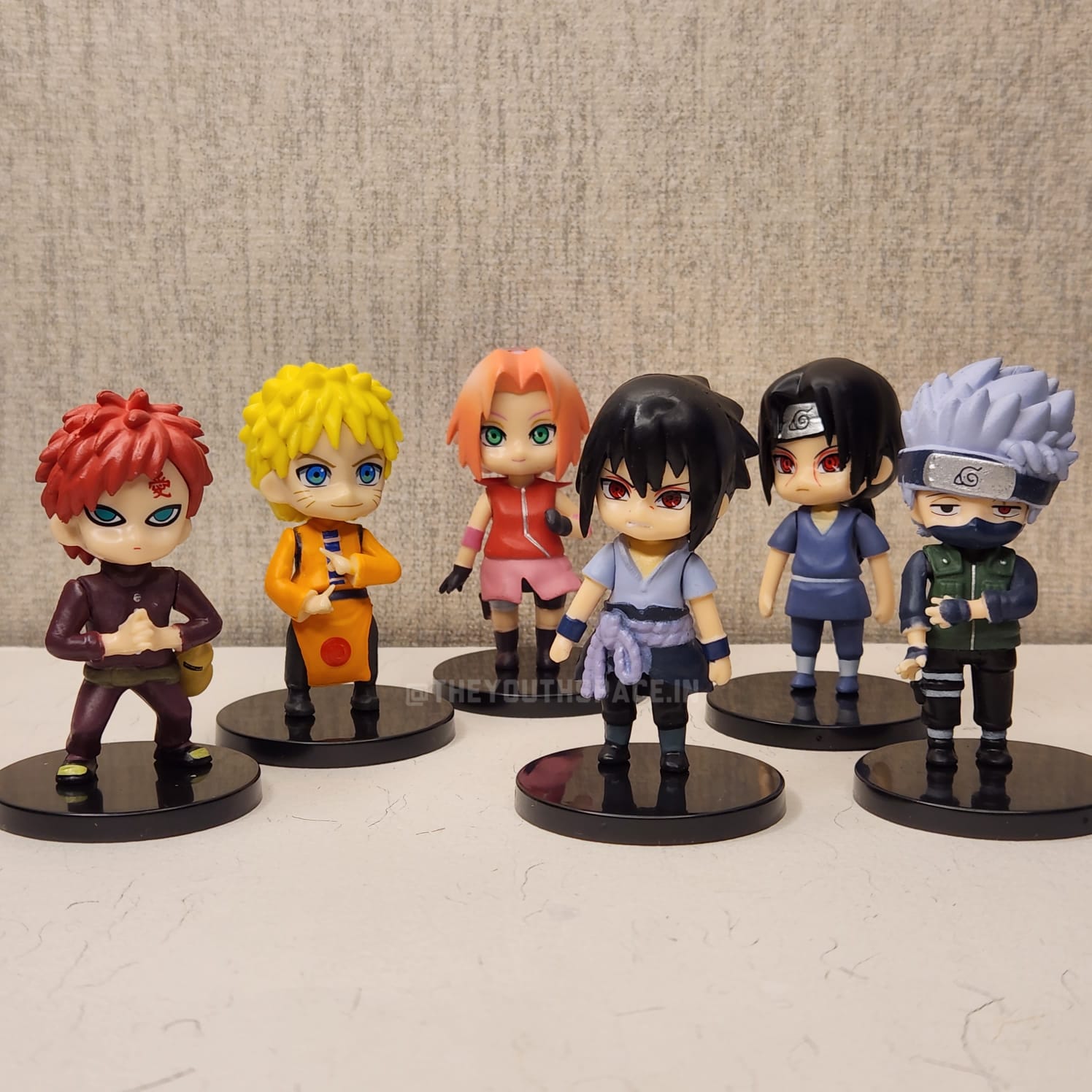 Naruto set of 6 figurines