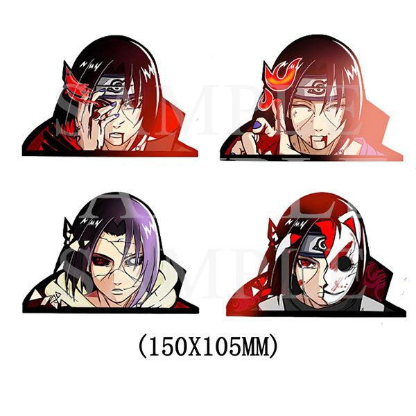 Itachi Uchiha in different modes 3D motion sticker