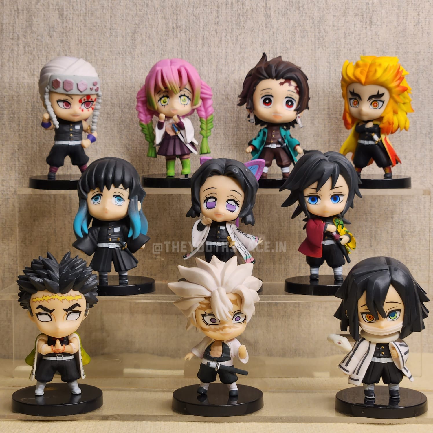 Demon slayer set of 10 Figurines