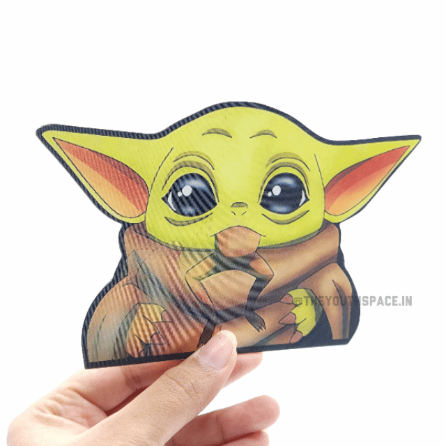 Baby Yoda 3D Motion Sticker