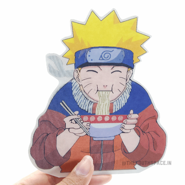 Naruto eating Ramen 3D Motion Sticker