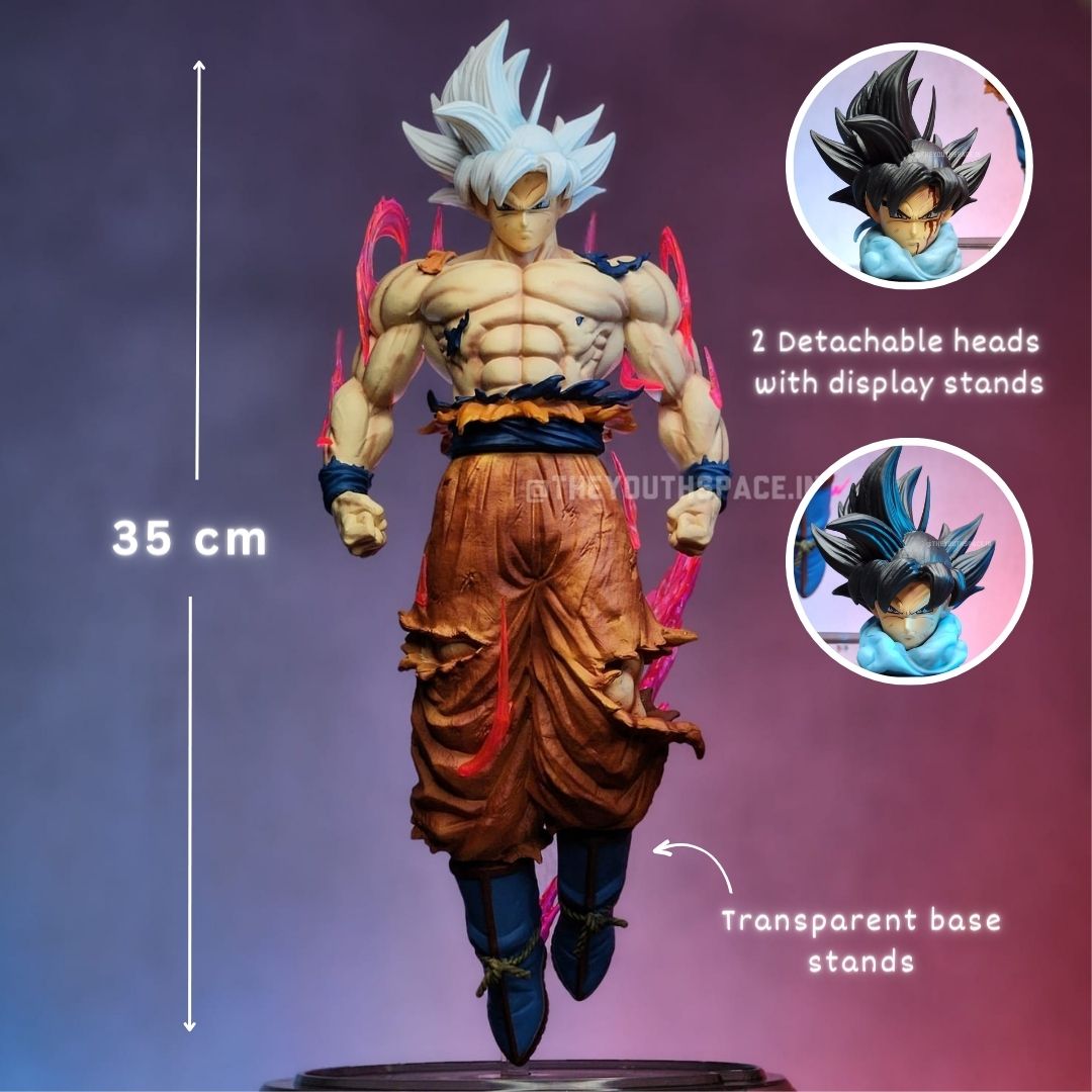 Goku X Ultra Instinct Changeable Forms Action Figure (35 cm) - Dragon Ball