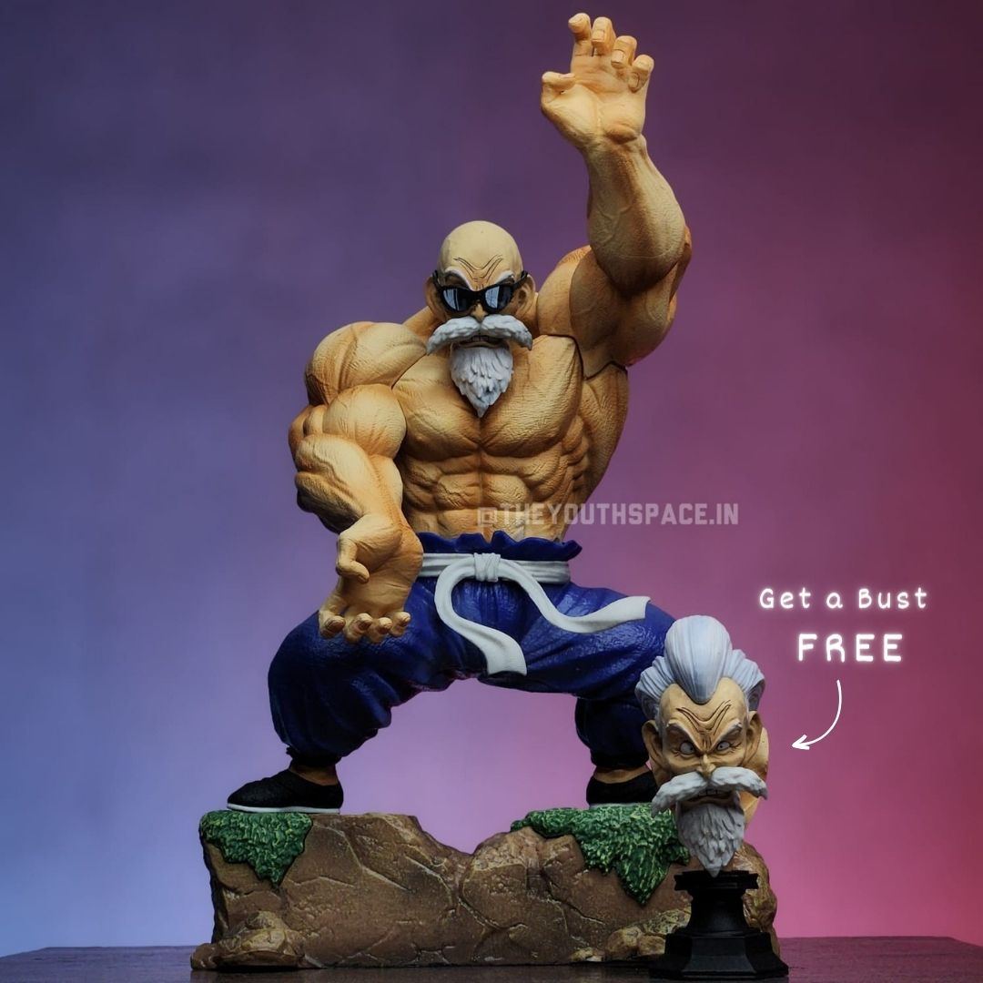Dragon Master Roshi Action Figure Kame Sennin (26 cm) - Dragon Ball