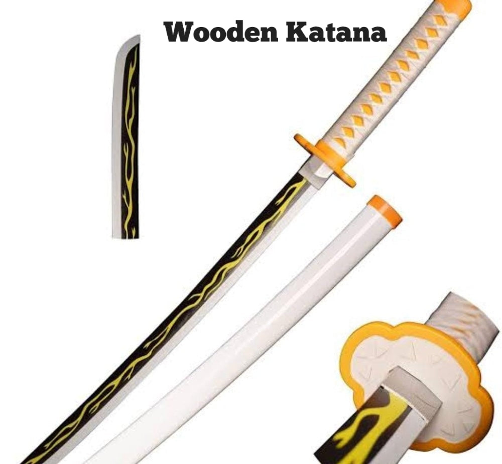 Zenitsu's practice wooden Katana (104 cms)