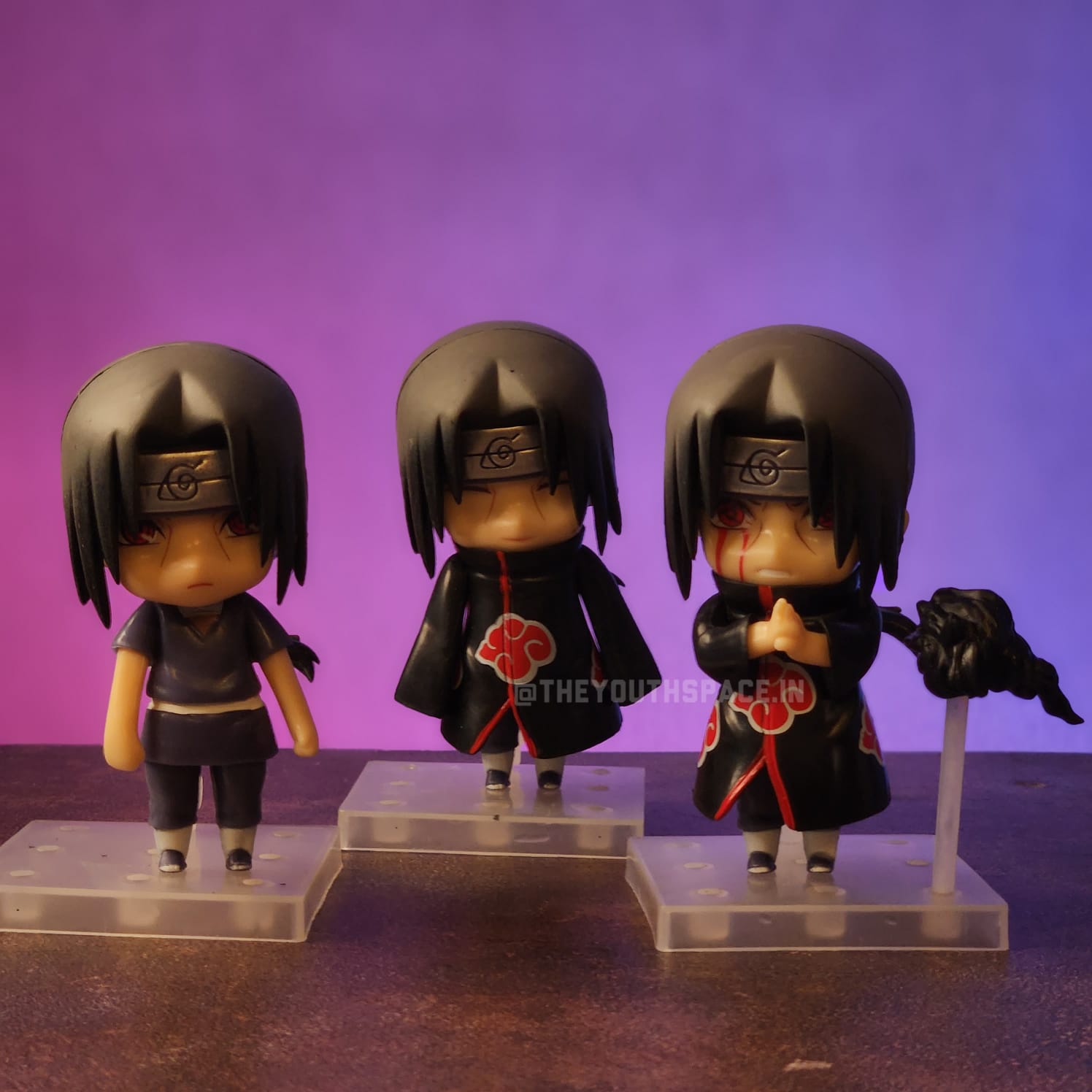 Itachi set of 3 action figures - Naruto
